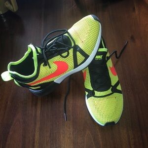 Women’s Yellow Knit Nike Sneakers
